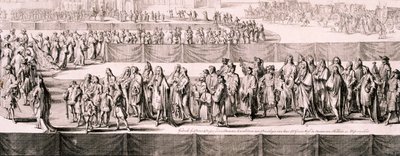 メアリー 2 世女王の葬式、ウェストミンスター寺院、ロンドン、1695 年 作： Romeyn de Hooghe