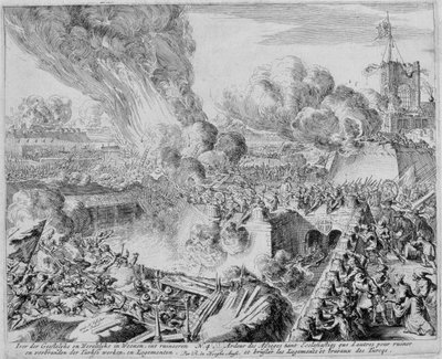 ウィーン印刷サイクル、市民によるウィーンの要塞の防衛、1683 作： Romeyn de Hooghe