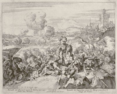 ウィーンプリントサイクル、トルコとの帝国軍の戦い、1683年 作： Romeyn de Hooghe