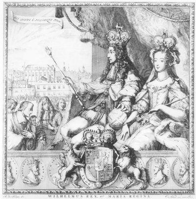 ウィリアム3世（1650〜1702年）とメアリー2世（1662〜94年）、1690年頃 作： Romeyn de Hooghe