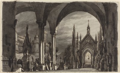 「ルチア・ディ・ランマーモール」より、レイヴンズウッドの墓場 作： Romolo Liverani