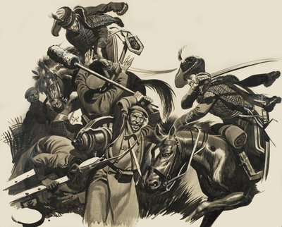 戦闘シーン 作： ロン・エンブルトン