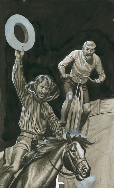 自転車対馬 作： Ron Embleton