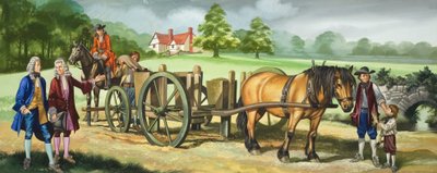 ダニエル・デフォー（1660-1731）の日々（紙にグワッシュ） 作： Ron Embleton