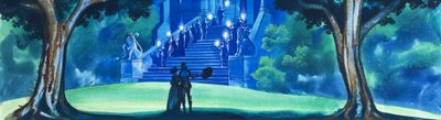 階段を背にした恋人たち 作： Ron Embleton