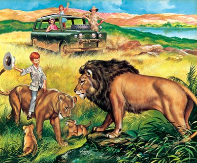 ポールの雌ライオン 作： Ron Embleton