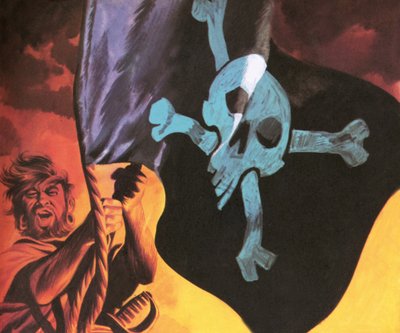 ジョリー・ロジャーを掲げる 作： Ron Embleton