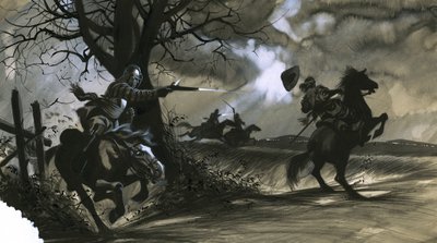 イングランドを支配した農夫、ムーアでの死と栄光 作： Ron Embleton