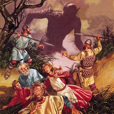 ベオウルフの伝説グレンデル--沼地からの恐怖 作： Ron Embleton