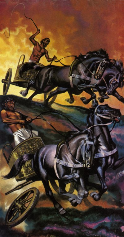 神々の戦い（カラーリトグラフ） 作： Ron Embleton
