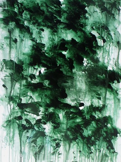 霧のかかった緑の森 作： 