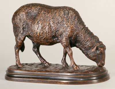 放牧する羊」（ブロンズ）（226301の裏面 作： Rosa Bonheur