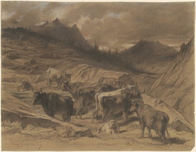 オーヴェルニュの牛 作： Rosa Bonheur