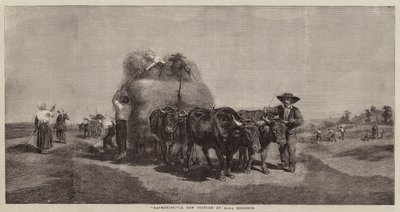 干し草 作： Rosa Bonheur