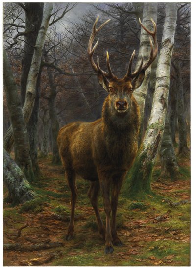森の王、1878 作： Rosa Bonheur