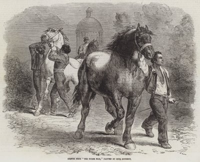 馬フェアからのスケッチ 作： Rosa Bonheur