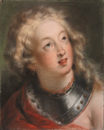 18世紀前半の女性の頭。 作： Rosalba Giovanna Carriera