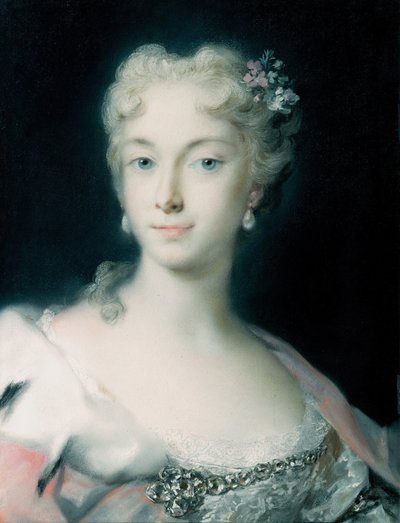 マリアテレジア、ハプスブルク大公1717-1780、1730 作： Rosalba Giovanna Carriera