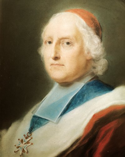 Rosalba Carriera（1673-1757）によるポリニャック枢機卿の肖像 作： Rosalba Giovanna Carriera