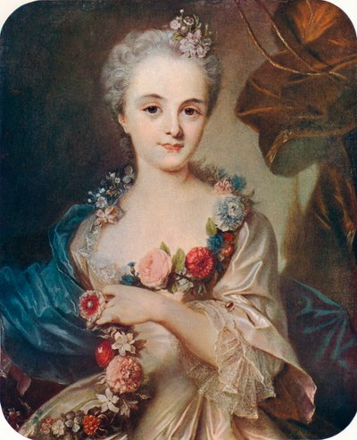 ポンパドゥール侯爵夫人の肖像、18 世紀、1906 年 作： Rosalba Zuanna Carriera