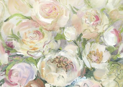 柔らかなパステルカラーの花々 作： Rosana Laiz Blursbyai