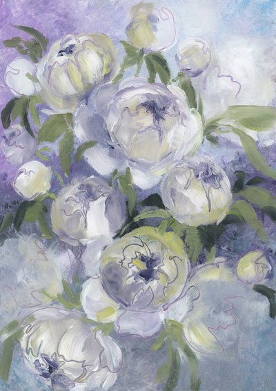 柔らかな牡丹の花 作： Rosana Laiz Blursbyai