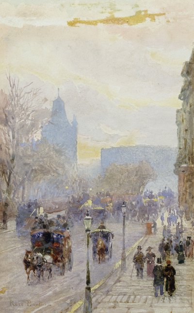 ロンドンのストリート、 作： Rose Maynard Barton