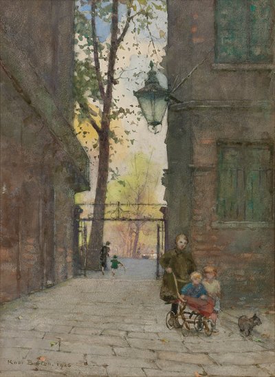 パークスプレイス、ナイツブリッジ、ロンドン、1916 作： Rose Maynard Barton