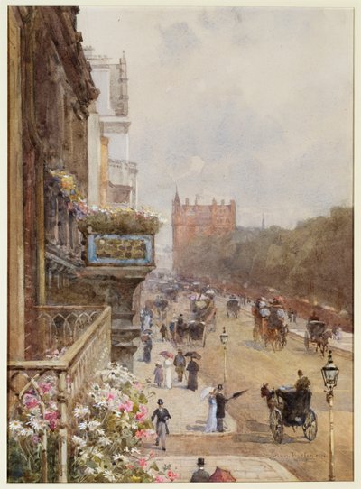 ピカデリー、1894 作： Rose Maynard Barton