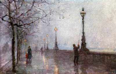 最後のランプ、テムズ堤防 作： Rose Maynard Barton