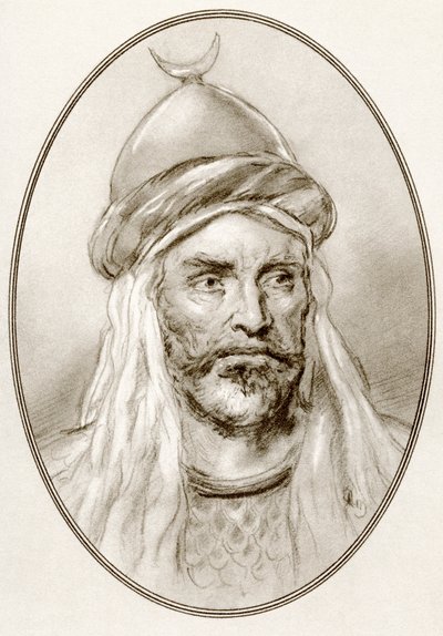 An-Nasir Salah ad-Din Yusuf ibn Ayyub 著『Living Biographys of Famous Rulers』より。 作： Ross Gordon
