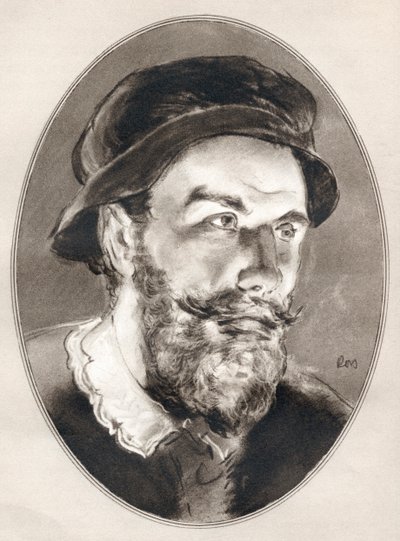 Benvenuto Cellini、「著名人の生きた伝記」より。 作： Ross Gordon