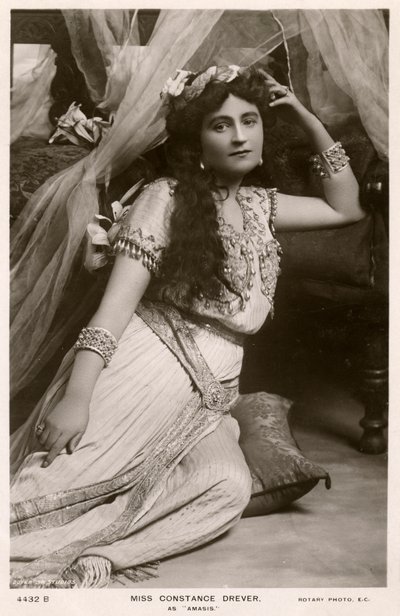 コンスタンス・ドレバー、イギリスの女優、c1907。 作： Rotary Photo