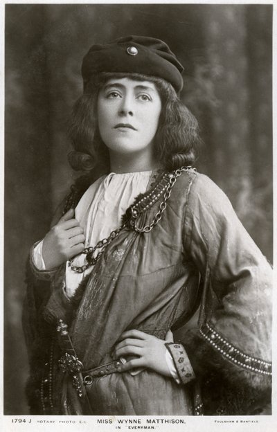 エディスウィンマティソン、イギリスの女優、c1907。 作： Rotary Photo