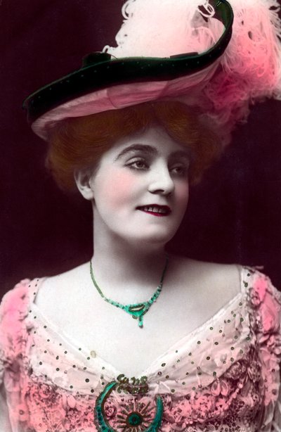 イーヴィーグリーン1875-1917、イギリスの女優、1906年。 作： Rotary Photo