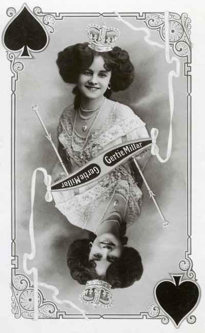 Gertie Millar、イギリスの女優兼歌手、c1905。 作： Rotary Photo