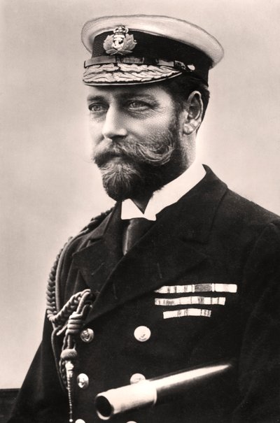20世紀初頭のジョージ5世王1865-1936年。 作： Rotary Photo
