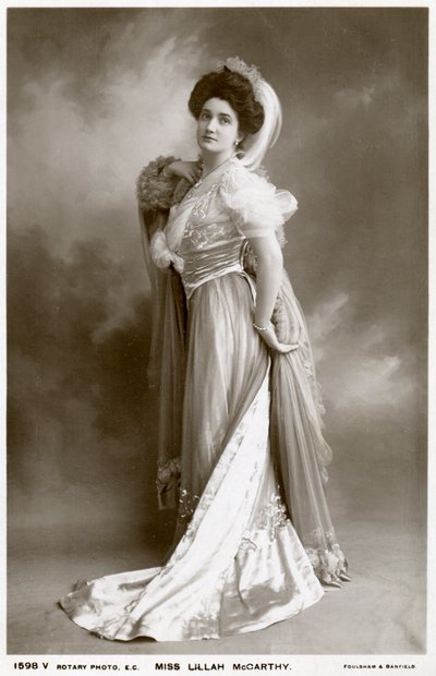 リラ・マッカーシー、イギリスの女優、演劇マネージャー、c1900s。 作： Rotary Photo