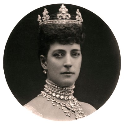 アレクサンドラ女王1844-1925、19世紀後半のエドワード7世王の配偶者。 作： Rotary Photo