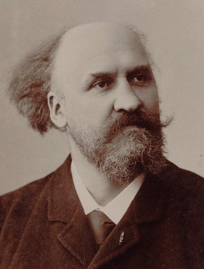 作曲家シャルル・ルネプヴーの肖像 1840～1910年、1891年。 作： Rouen . Photo studio J. Fontaine