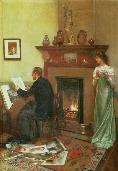 鑑定家、1893 作： Rowland Holyoake
