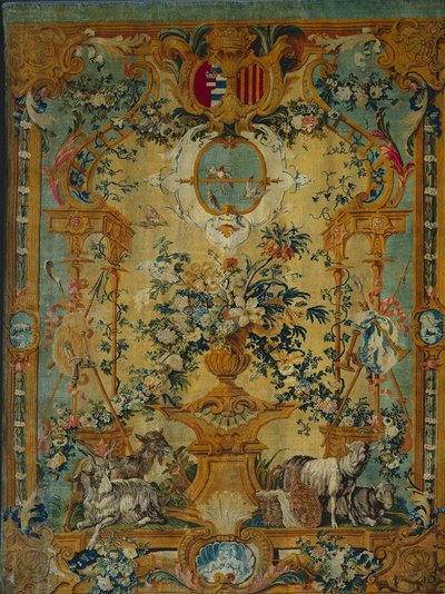 パネル: 春 作： Royal Savonnerie Manufactory, Chaillot Workshops