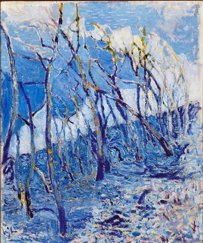 風景や栗の森。 1918〜21年頃 作： Rubaldo Merello