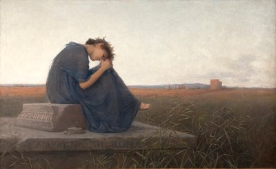 ローマの田舎。 Grabmal der Caecilia Metella 作： Rudolf Bacher
