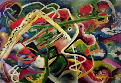 フュリオーソ9 1917年頃（油彩・板） 作： Rudolf Bauer