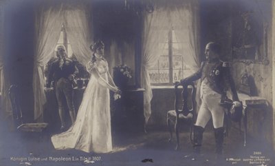 ティルジットでナポレオンと対面するプロイセン王妃ルイーズ 作： Rudolf Eichstaedt