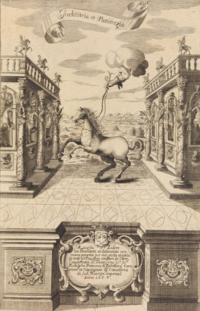 ビットデザインのアルバム、1674年。 作： Rudolf Franz Ferdinand von Talmberg