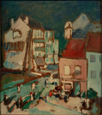 Knokkeの街並み 作： Rudolf Grossmann