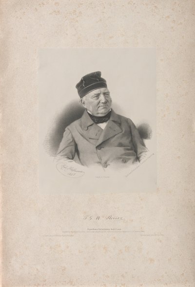 フリードリッヒ・ゲオルク・ヴィルヘルム・ヴァシーリー・ヤコブレヴィチ・フォン・シュトルーヴェ 1793-1864, 1857. 作： Rudolf Hoffmann