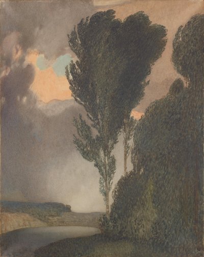 嵐の風景 作： Rudolf Jettmar